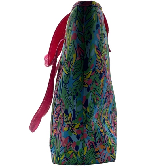 Lilly Pulitzer Beach Bag Large Insulated Tote Colorful Vibrant Shoulder Bag - Picture 6 of 15